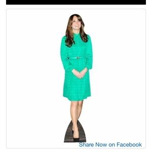 KATE MIDDLETON CARDBOARD CUTOUT FREE SHIP!  LAST ONE